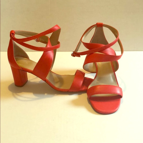 NIB Ann Taylor Connie leather block heel size 8 - Picture 2 of 8